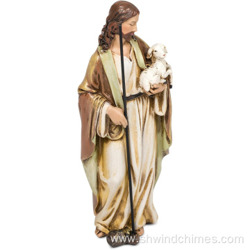 25 H Good Shepherd Statue